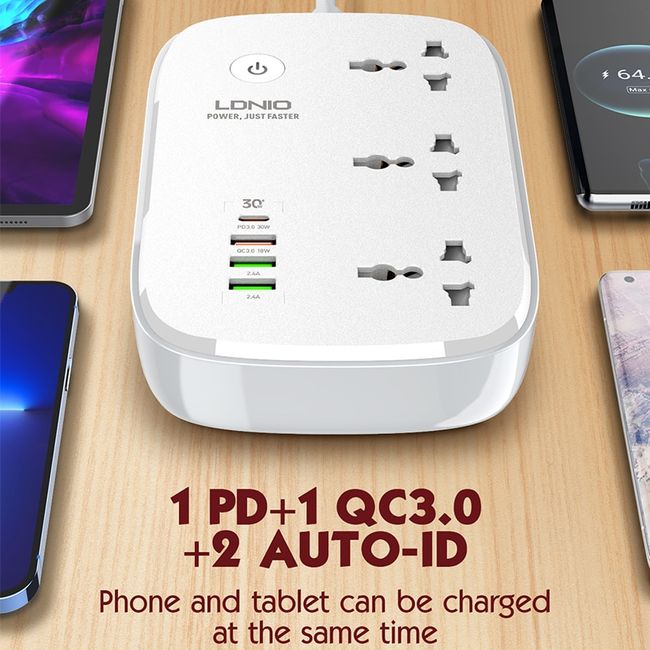 Wifi Smart Tuya Power Strip Surge Protector 4 AC AU Outlet Plug