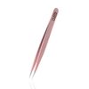 Rubis Pointer Splitting Tweezers for Ingrown Hair and Splinters - Pointed - Pink