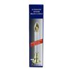 Electric Window Candle Lamp with Brass Plated Base, Dusk to Dawn Sensor | 6 Pack