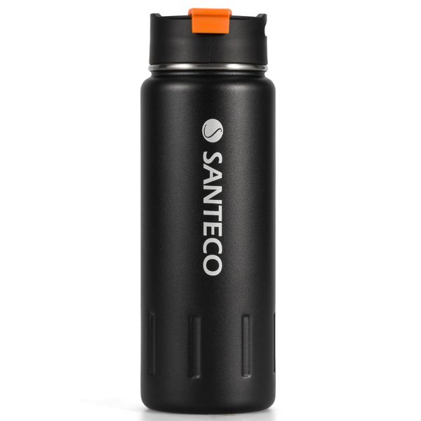 SANTECO Water Bottle, 25.0 fl oz (710 ml), Large Capacity, Direct Drinking, Vacuum Insulated, Thermos, Hot and Cold Insulation, Stainless Steel Bottle, Wide Mouth, Easy to Clean, Sports Bottle, Ice