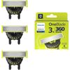 Philips OneBlade 360 flex blade, 3 pack