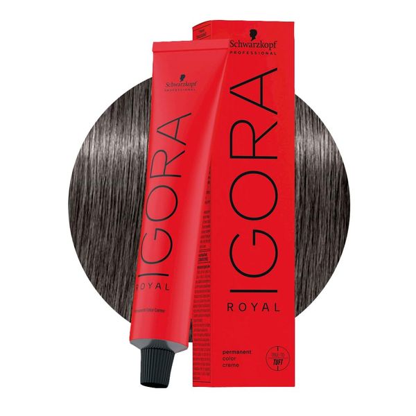 Igora Royal 6-12,60ml Schwarzkopf, 6-12 Dunkelblond Cendré Asch