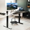 VIVO Black Ergonomic Height Adjustable Standing Foot Rest Relief Platform