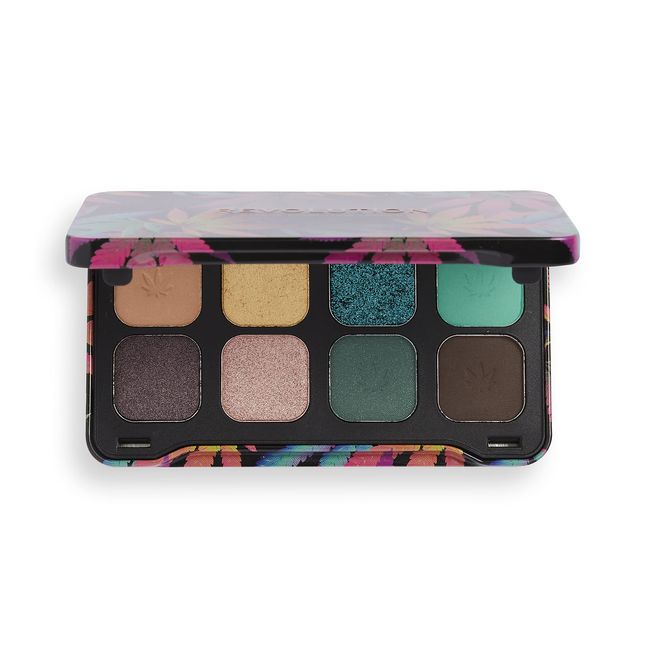 Makeup Revolution, Forever Flawless Dynamic, Eyeshadow Palette, Chilled, 8 Shades, 8g