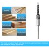 BOZONLI 3/4(19mm) Square Hole Drill Bit, Woodworking Square Mortising Chisel, 1 Count