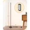 EDISHINE Corner Floor Lamp, Minimalist Dimmable Lighting with Remote 2700-6000K