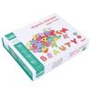Lelin Wooden Magnetic Letters - Fridge Magnets (60 Pieces)