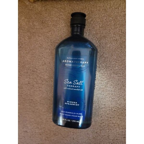 BATH BODY WORKS AROMATHERAPY SEA SALT MIMOSA SPEARMINT BODY WASH  10 FL OZ