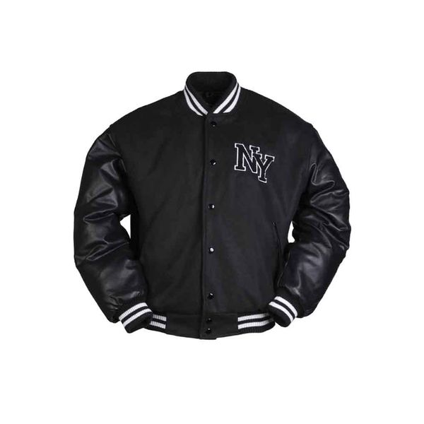 Mil-Tec NY Baseball Jacket with Patch Black