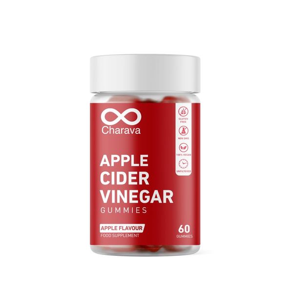 Apple Cider Vinegar Gummies with The Mother 1000mg Enhanced with Vitamin B12 & Folic Acid - 30 Servings - 60 High Strength ACV Vegan Gummies - Natural Ingredients - Great Tasting