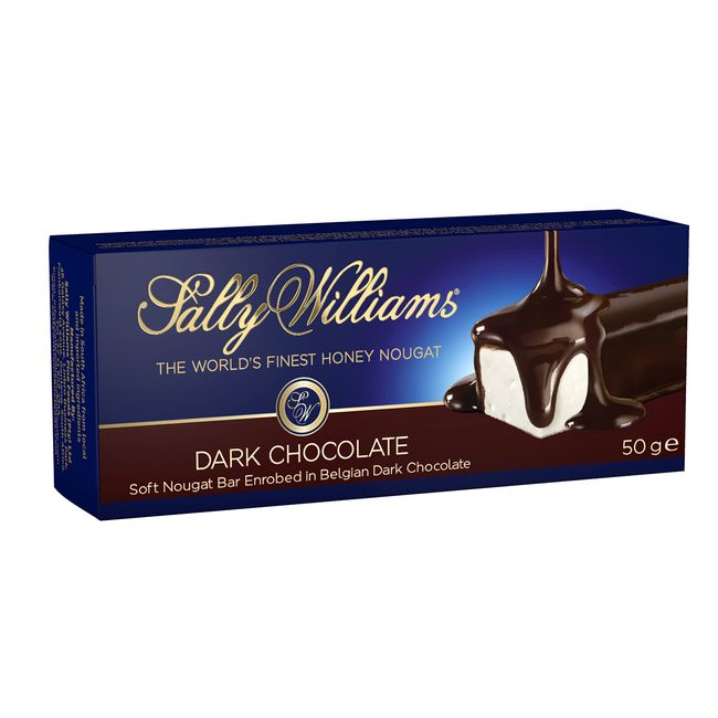 Sally Williams Dark Chocolate Nougat Bar 50 g