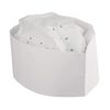 Plastico A255 Disposable Forage Hat, White (Pack of 100)