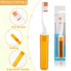 Tyqour 2 Pack Mini Folding Toothbrush Set with Travel Cover