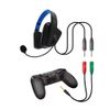 Alone Headphone + Microphone Conversion Cable for PS4 Controller, Compatible with Smartphones, iPhones, Android, iPad, Tablets, Laptops, XBOXONE, etc