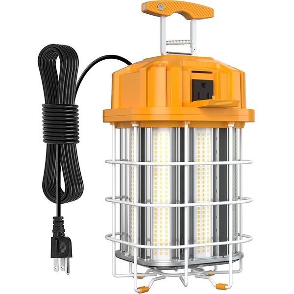 150W LED Temporary Work Light Linkable Construction Jobsite Lamp 22500LM US Plug