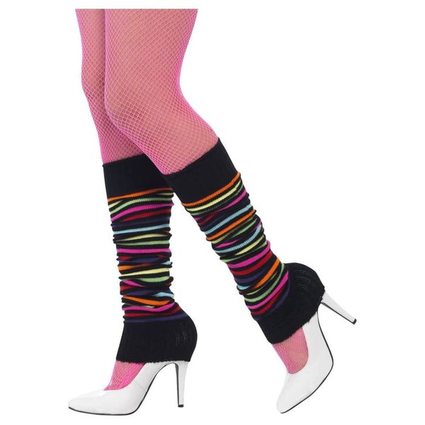 Smiffys 45642 Legwarmer (One Size), Neon