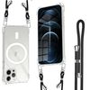 iPhone 14 Case, Magsafe Compatible with Magnets, iPhone 14 Case, Includes 2 Shoulder Straps, Includes Drawstring, Neck or Shoulder Strap, Adjustable Length, With Cover - Strap Hole, Shockproof,