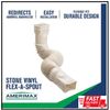 Flex a Spout 55 In. Stone Vinyl Downspout Extension