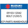 Suzuki OEM Part 09103-12042 BOLT, REAR SHOCK ABS FRONT