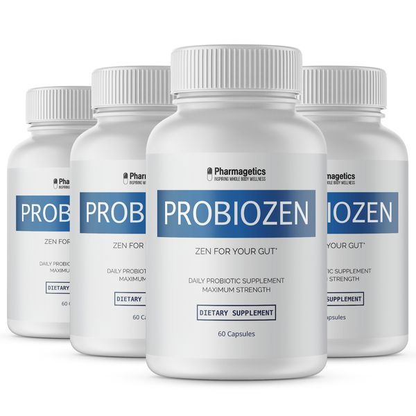 Probiozen - Zen for your Gut 4 Bottles 240 Capsules