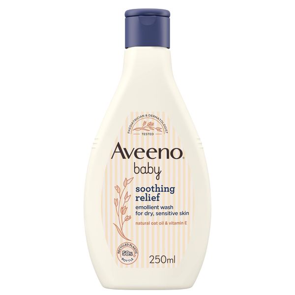 Aveeno Baby Soothing Relief Emollient Wash 250 ml (Packaging May Vary)