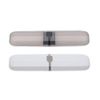 SUPVOX Portable Toothbrush Case Box Travel Capsule Oran Denture Care Container Travel Women Men 2pcs Black and Blue