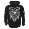 Harley-Davidson Men's Lightning Crest Pullover Hooded Sweatshirt, Black (2XL)