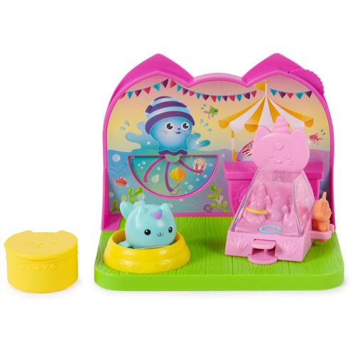 Gabby's Dollhouse Gabby and The Magic House Deluxe Carnival Playset – 1 Figure + Accessories – Doll House Piece – Cartoon Gabby and The Magic House – Children's Toy 3 Years and Above