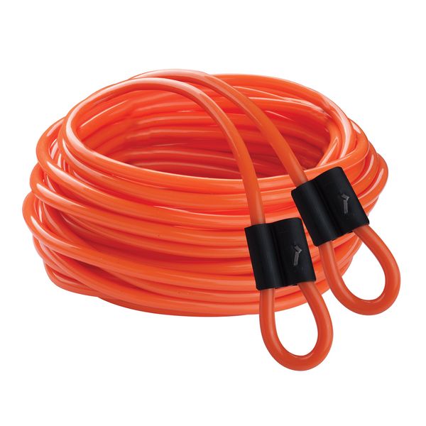 Champion Sports DD Series Double Dutch Licorice Jump Ropes - Orange, 30-Feet (Set)