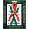 Loving Jesus St.Patrick's Day Ribbon/Shamrock Brooch