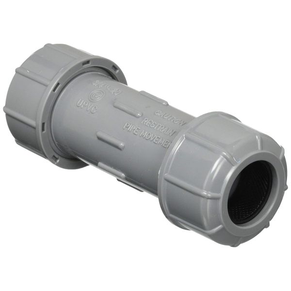 SANEI T940-20 Plumbing Components, PVC Pipe Union, Tightening Connection, For Temporary Repair and Burial Use, Length 5.0 inches (128 mm)