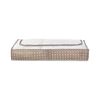 Compactor Rivoli Extra Flat Under bed Storage Bag 107 x 46 x 16cm, Cappuccino/White