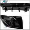Fits 16-24 Chevy Camaro SS LT LS Gloss Black PP Rear Bumper Lip Diffuser Spoiler