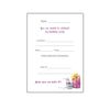 20 x Princess Party Invitations made from Recycled Card (With Envelopes)