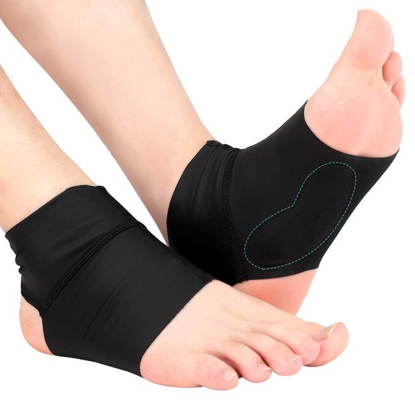 Plantar Fasciitis Arch Socks with Gel Pads, Arch Ankle Support Sleeves for Flat Feet, Compression Ankle Arch Brace Wrap for Men and Women, Heel Spurs, Flat Foot, High/Low Arch Pain Relief, 1 Pair