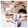 nalaina Face Washing Wrist Band, 4 Pieces, Wristband, Water Absorbent, Quick Drying, Wash Band, Face Washing Wristband, Fluffy, Soft, Stretchy, Wrist Sweatband, Face Wash, Bath, Makeup