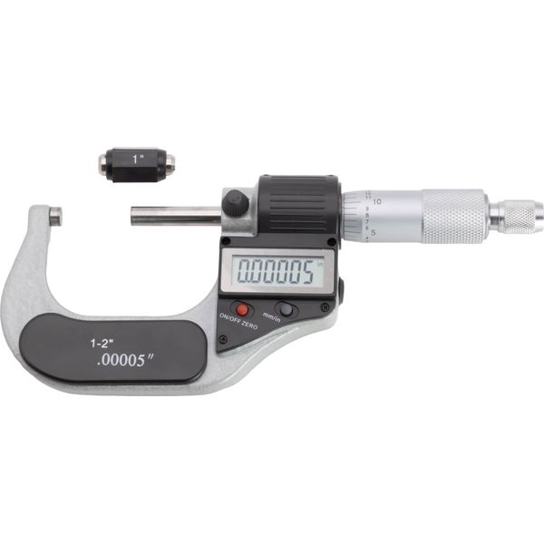 1-2”/ 25-50mm Electronic Digital Micrometer 0.001mm/0.00005” Resolution #412-12
