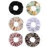 Thoquene Pack of 6 Scrunchies, Soft Elastic Hair Scrunchies