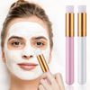 Molain Lash Shampoo Brushes,2 Pieces Nose Pore Deep Cleansing Facial Brush, Eyelash Extensions Brush Washing Brush Lash Cleanser 2 Colors Pink and White