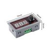 2PCS PWM Motor speed controller ZK-BMG DC 12V 24V 60V 500W adjustable driver module with stage switch