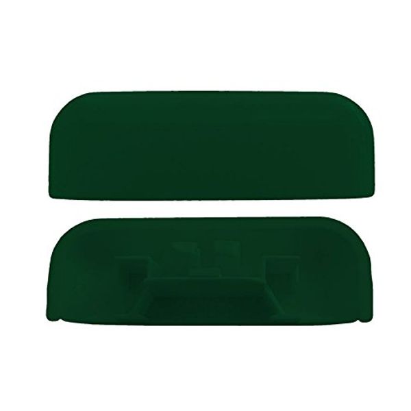 Wasserschlitzkappe soft edge, moosgrün, ähnlich RAL 6005 28-30x5 mm (100 ST)