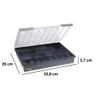 Raaco 118330 Bin Wall Panel Galvanize, Grey