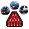 NWpangu Car Rear Light, High Position 3rd Brake Light Universal Vehicle Strobe Warning Light Stop Light, Black Shell