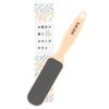Beakers Heel File, For Bath Use, Heel Exfoliation, Washable, Double-Sided, Hard #100 / Soft #220 Pumice, Heel Care, 6.9 inches (17.5 cm)