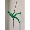 Climbing Figure On A Rope / 3D Printed Wall Art
