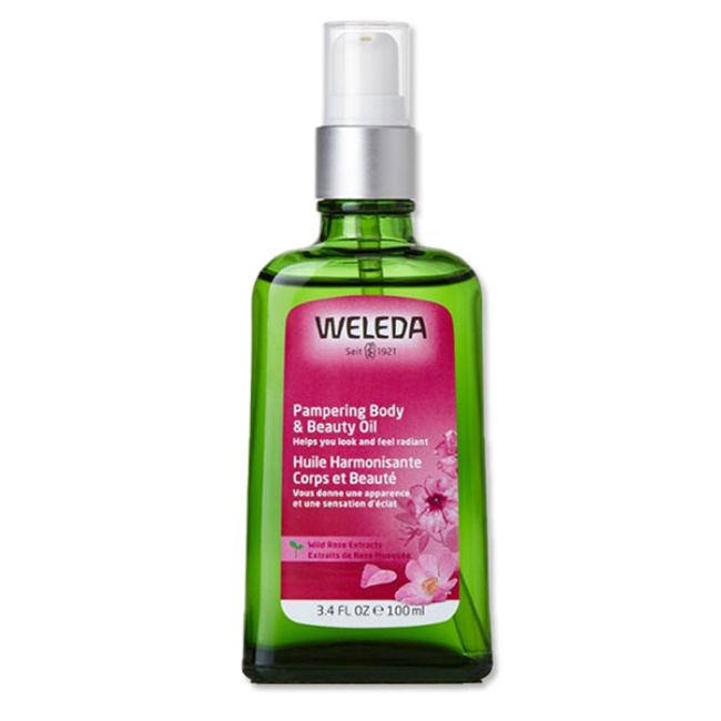 [American version] WELEDA Pampering Body &amp; Beauty Oil Wild Rose Extract 100ml (3.4 floz) WELEDA Pampering Body &amp; Beauty Oil Wild Rose Overseas version