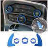 Air Vent Switch Knob Cover & Shift Paddle Extended Trim for Dodge Challenger 15+