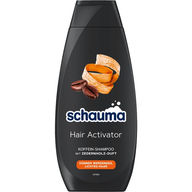 Schauma Koffein-Shampoo Hair Activator (400 ml), Haarshampoo fördert die Ausschüttung von Wachstumsfaktoren, Shampoo stärkt das Haar