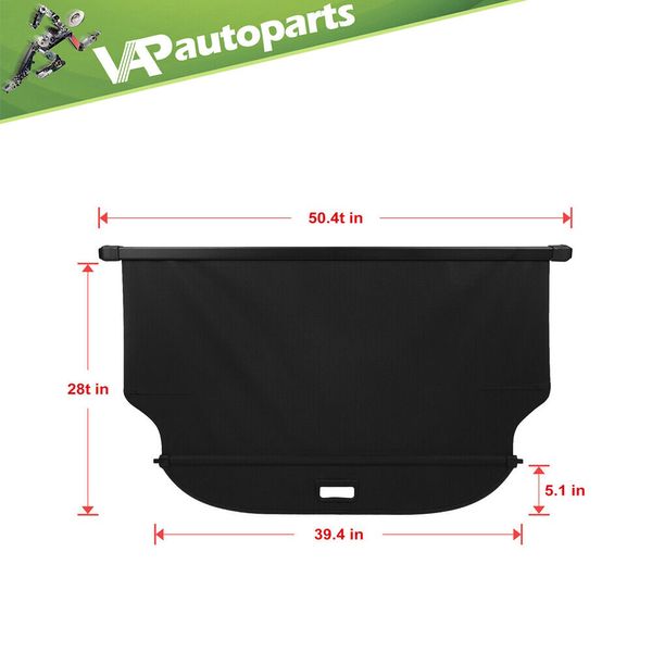 For Mitsubishi Eclipse Cross 18-23 Retractable Trunk Cargo Cover Security Shield