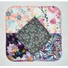Flower Splash Printed Flannel Paperless Towels 1 Ply 12x12 Inches Set of 5